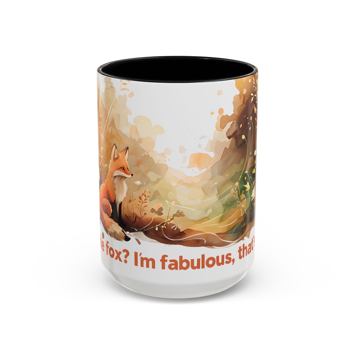 Fox Accent Coffee Mug