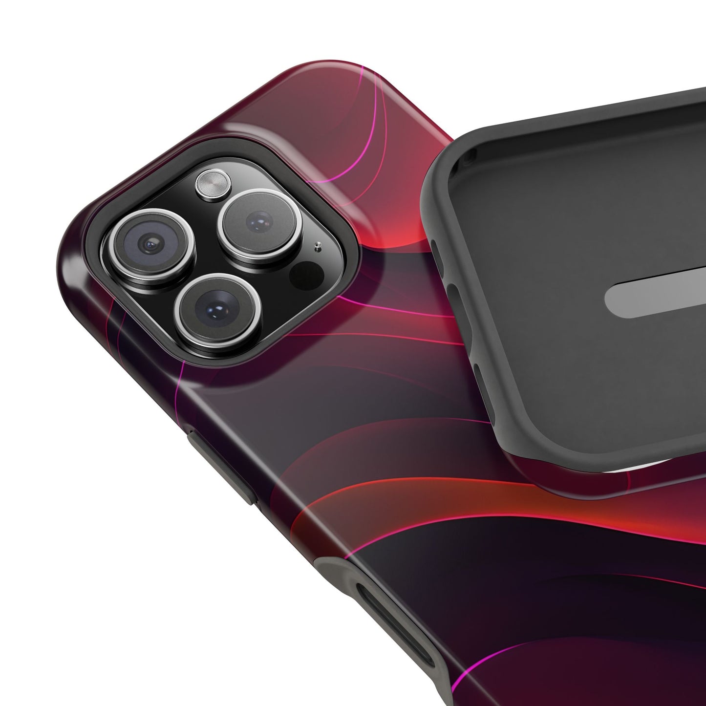 Abstract Wavy Design Case Cover