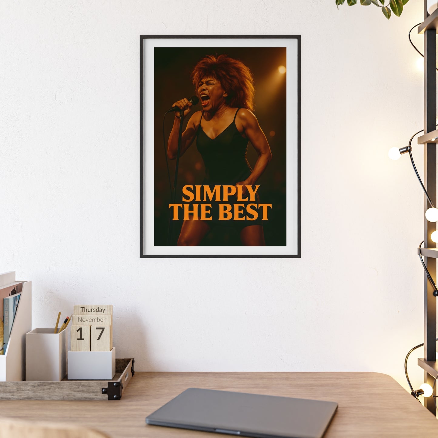 Iconic Singer Tina Turner, Simply The Best Poster