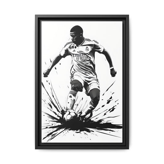 Canvas Print, Kylian Mbappe Real Madrid Wall Art Print