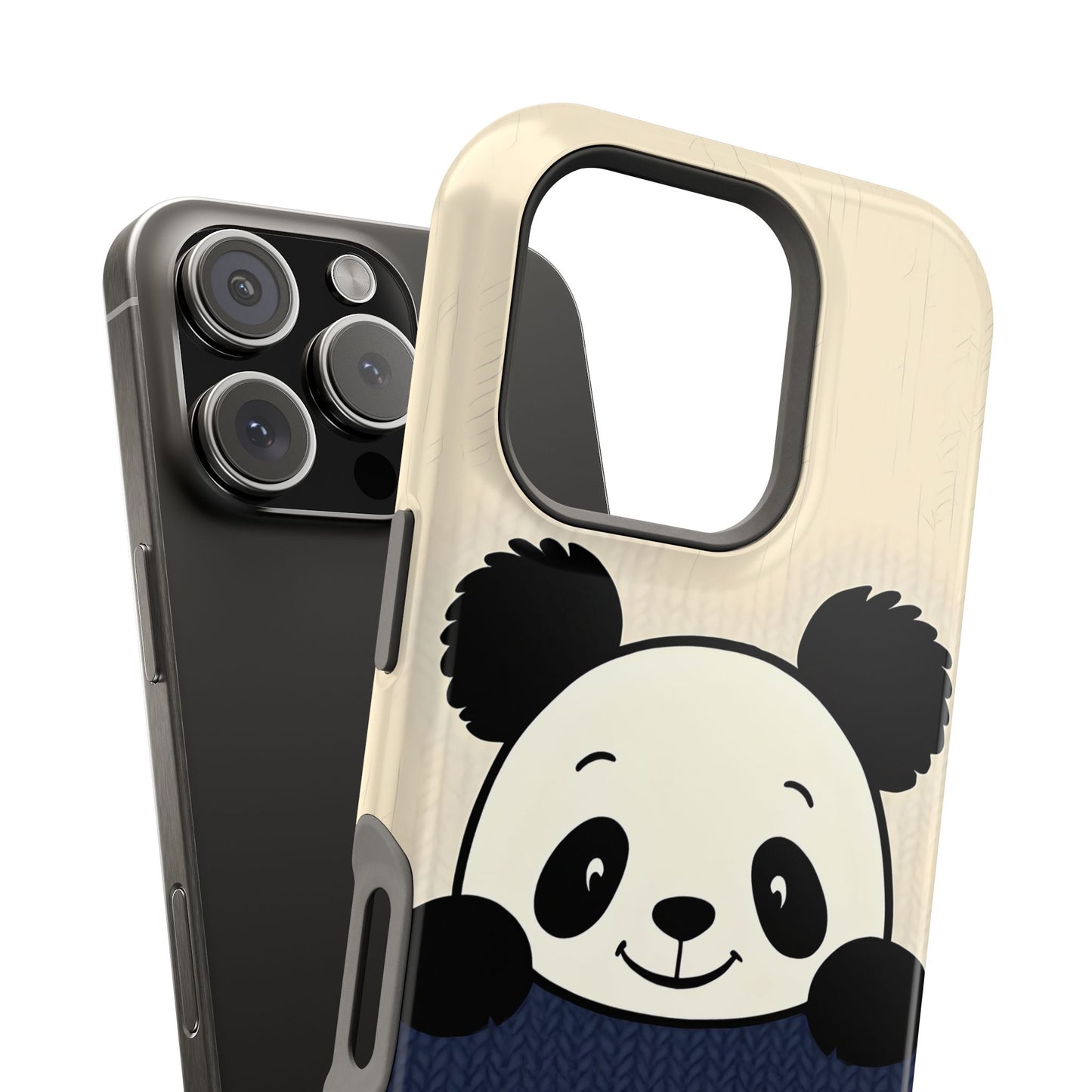 Cute Panda Magnetic Tough Case Cover