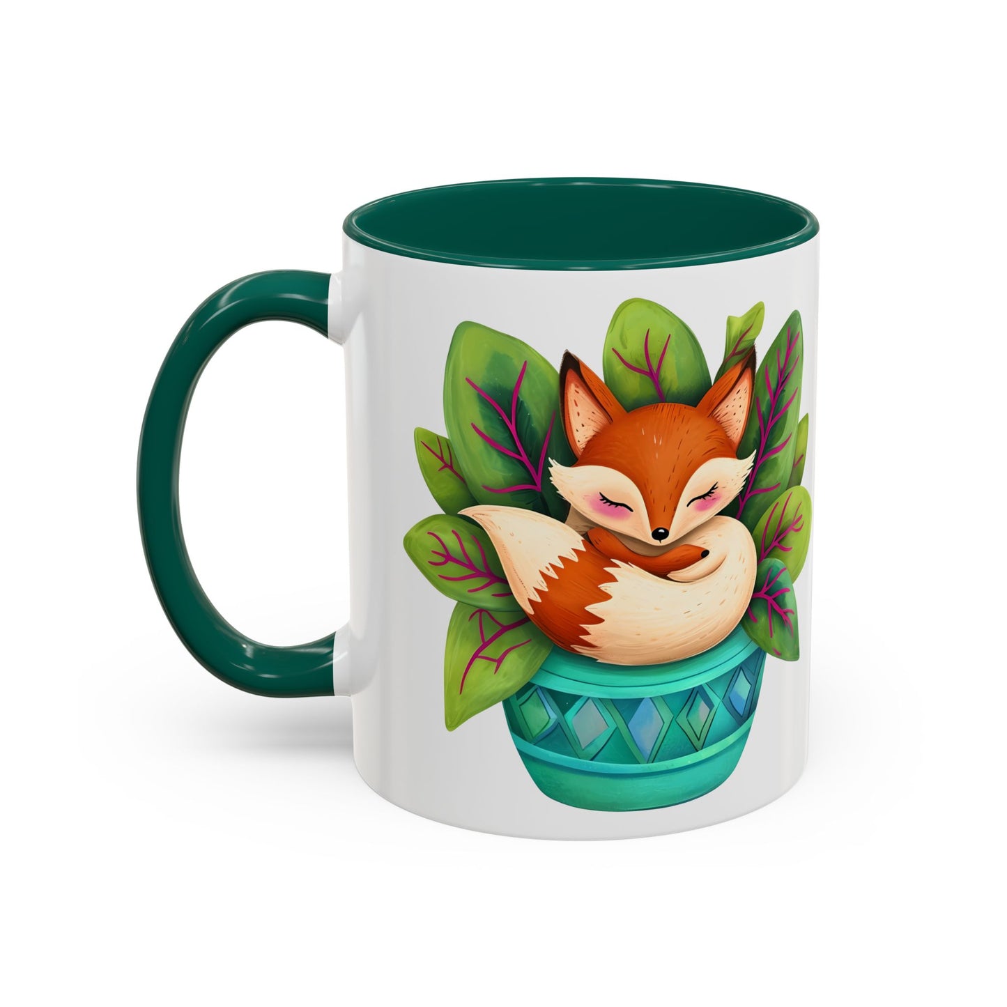 Sleepy Fox Tea Mug
