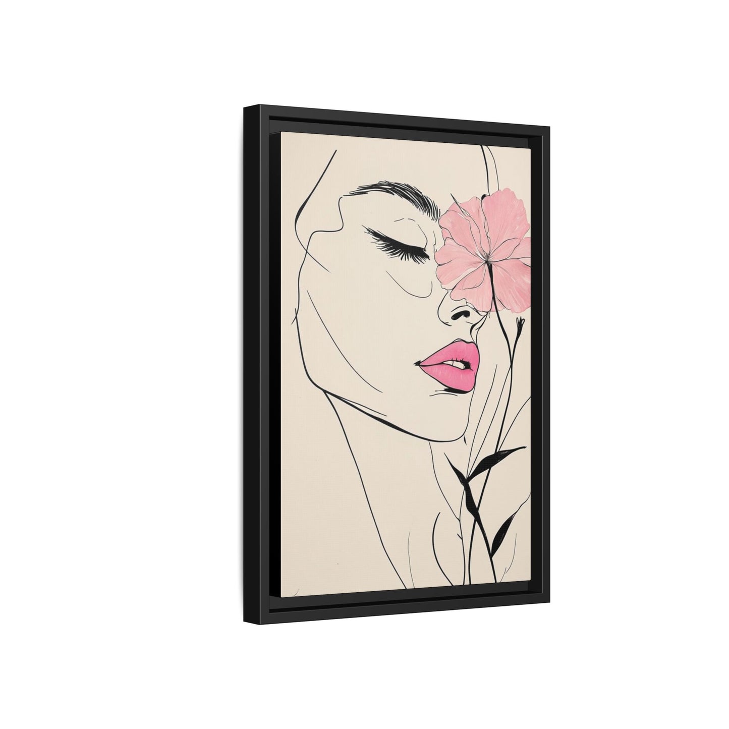 Elegant Floral Framed Art Print