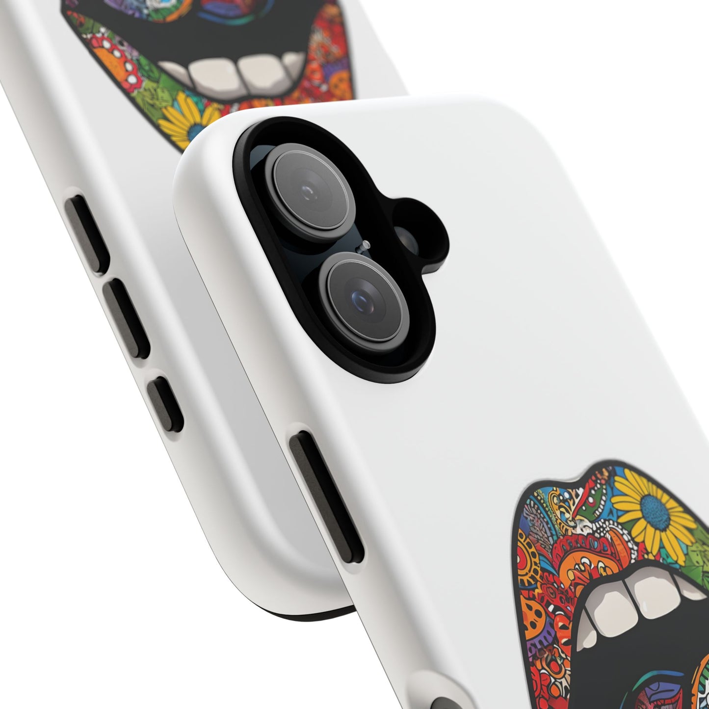 Vibrant Phone Case with Funky Lip Design
