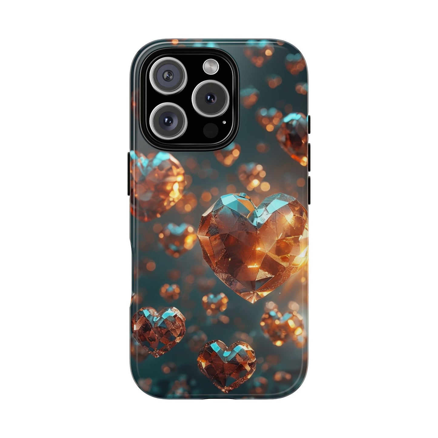 Crystal Heart Phone Case Cover Print
