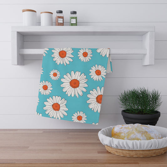 Vibrant Daisy Tea Towels