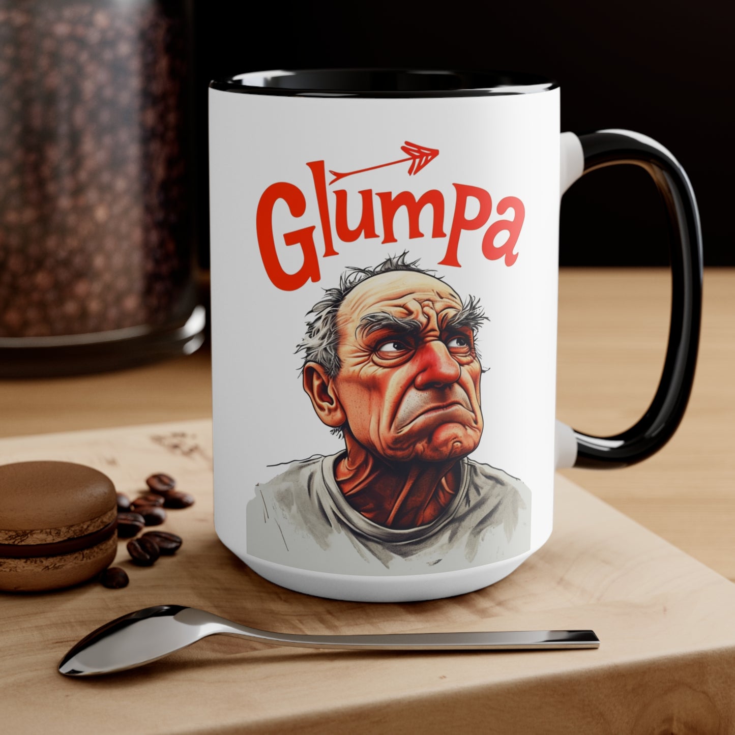 Funny Grumpy Papa Mug,