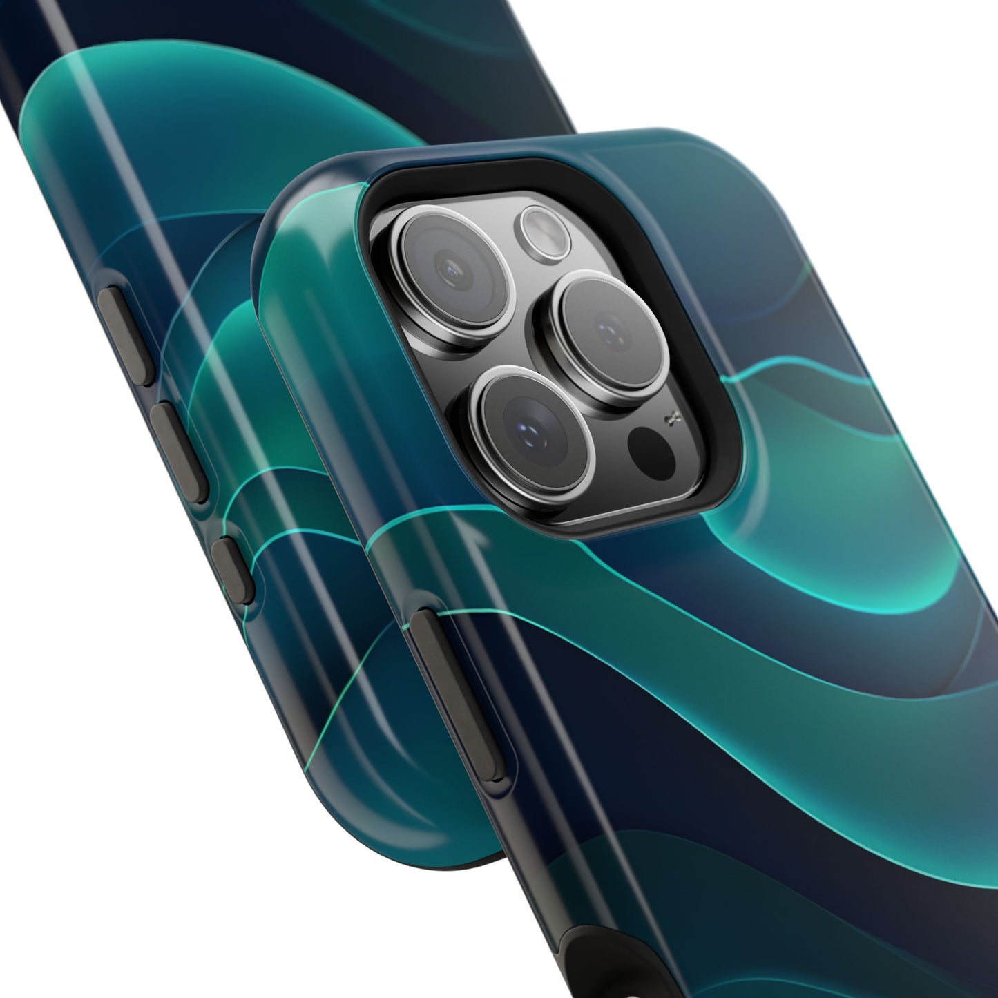 Wave Pattern Magnetic Tough Case Cover