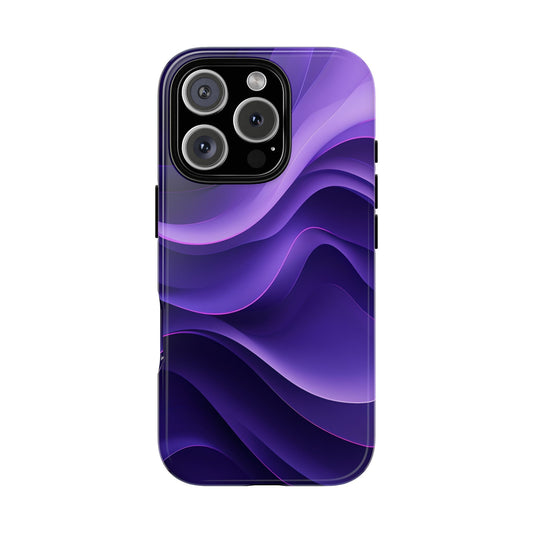 Stylish Purple Wave Phone Case Cover