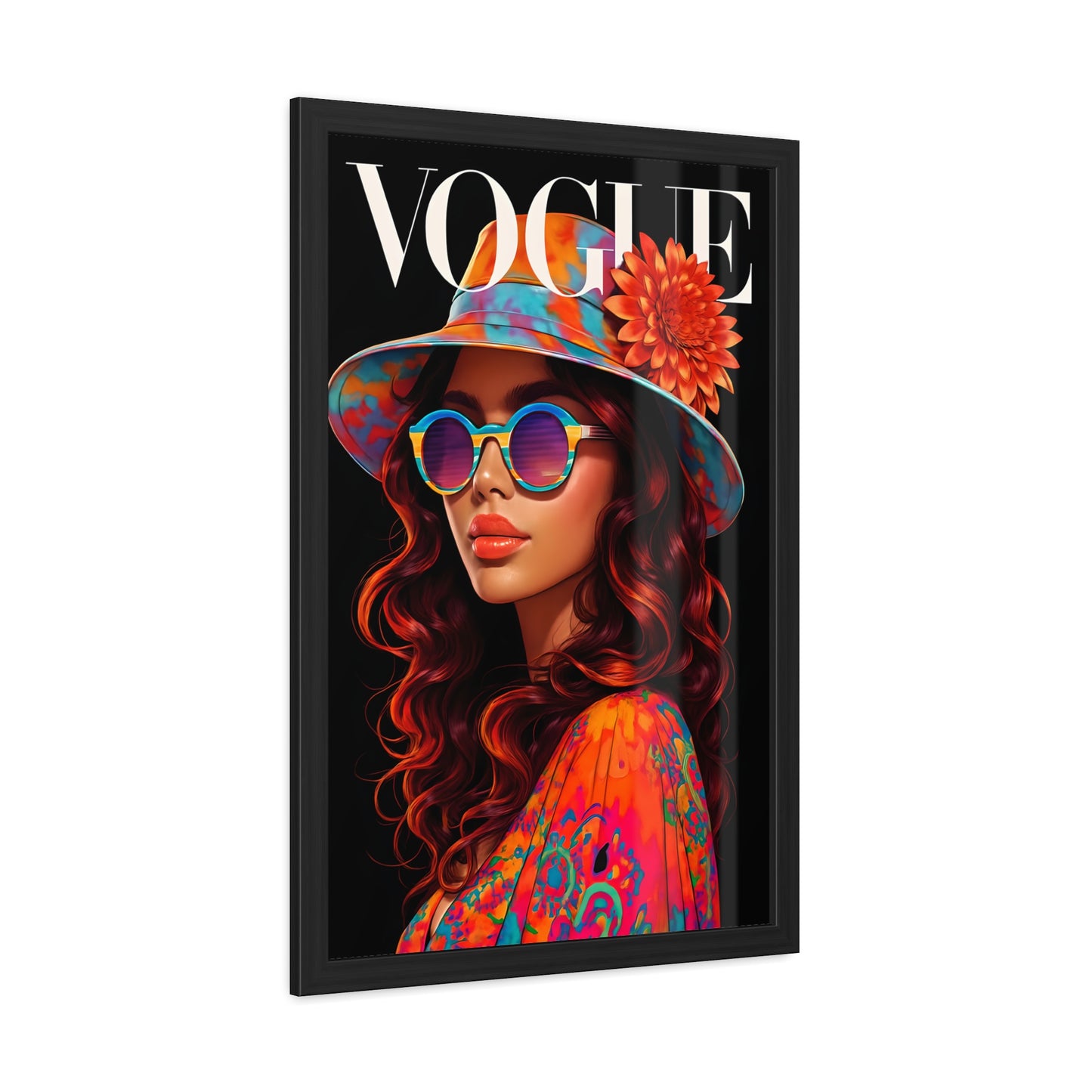 70s Inspired Vibrant Vogue Posters