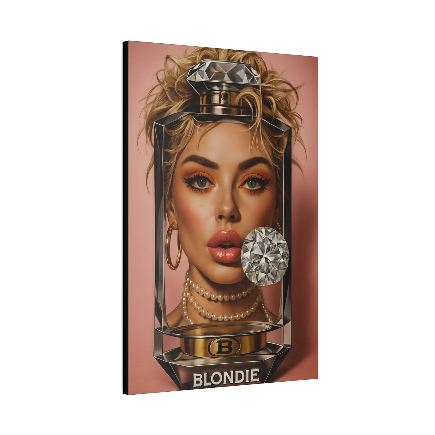 Blondie Glamorous Stylish Canvas Wall  Print