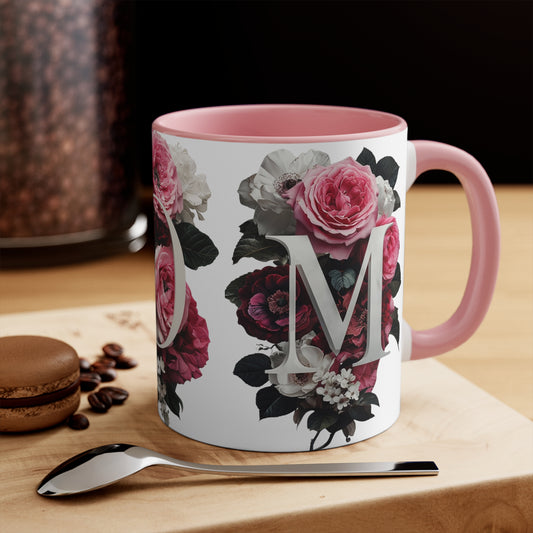 Floral Accent Mug for Mom - Mother's Day Gift Idea