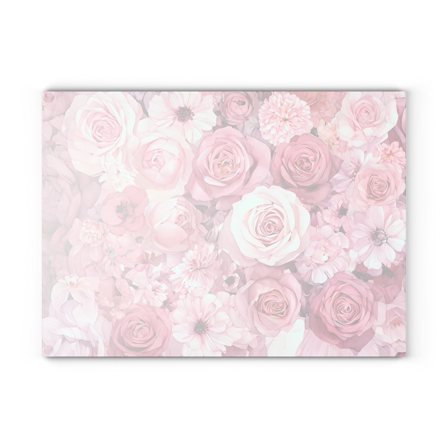Floral Glass Cutting Board