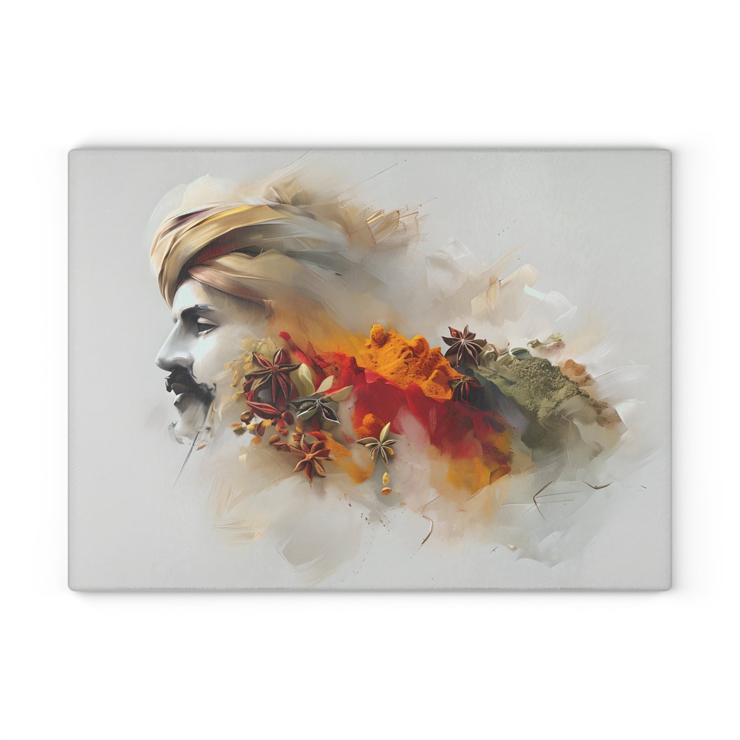 Artistic Glass Cutting Board In Rajasthan Spices