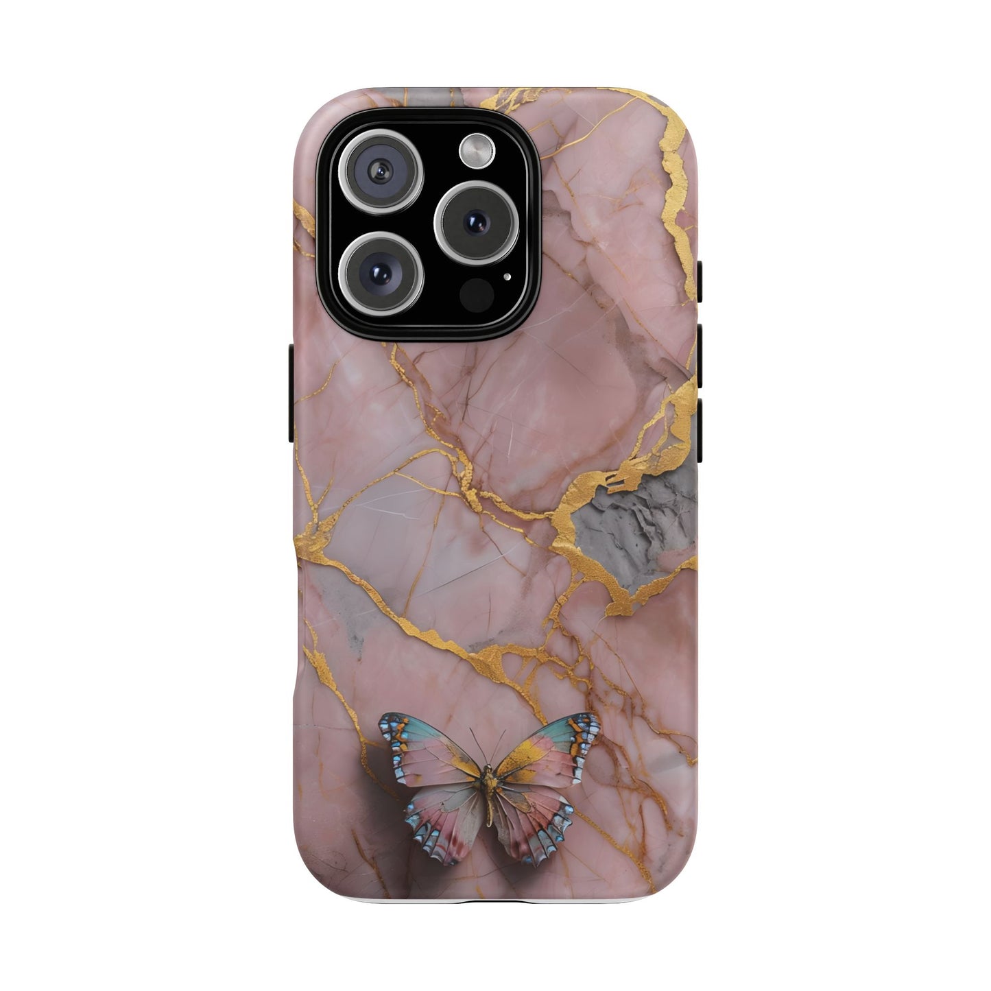 Butterfly Marble Phone Case Cover