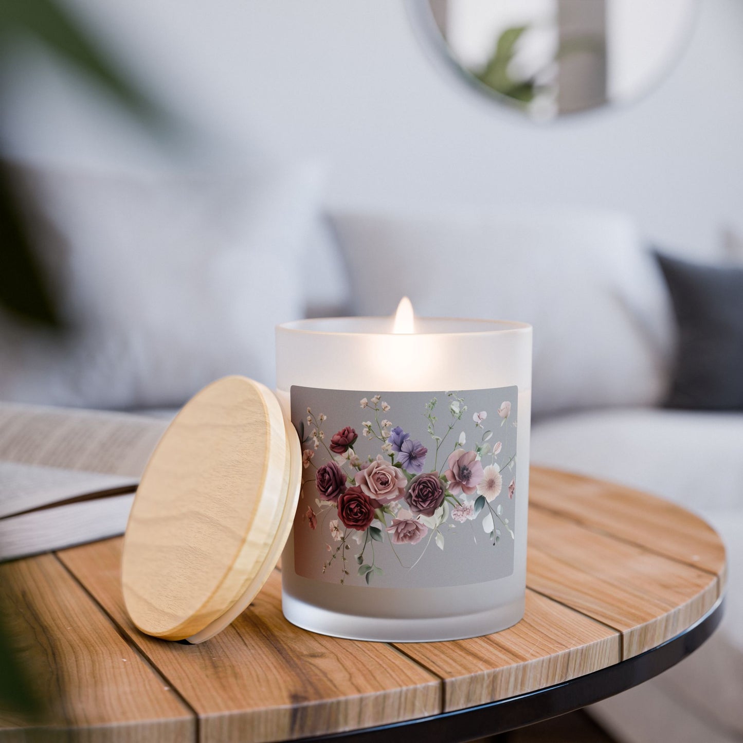 Floral Scented Candle Print