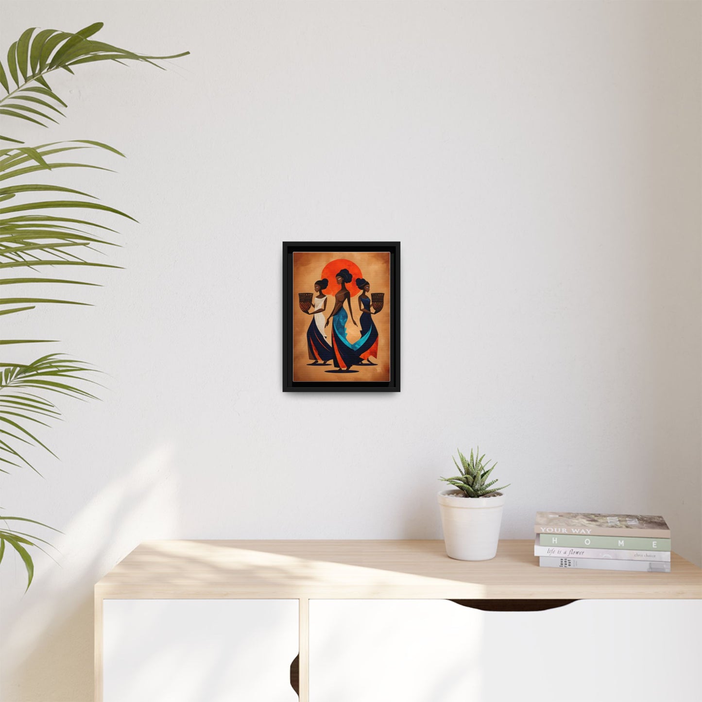 African Cultural Women Framed Print
