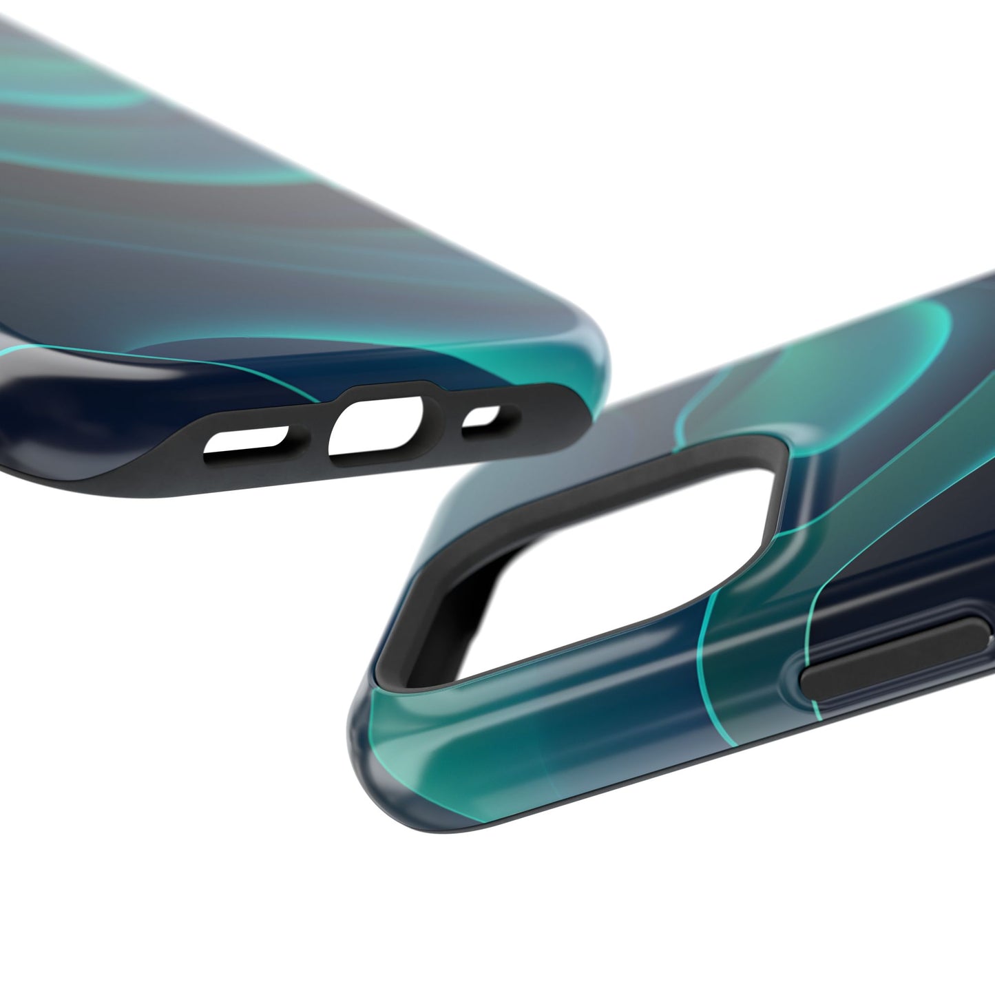 Wave Pattern Magnetic Tough Case Cover