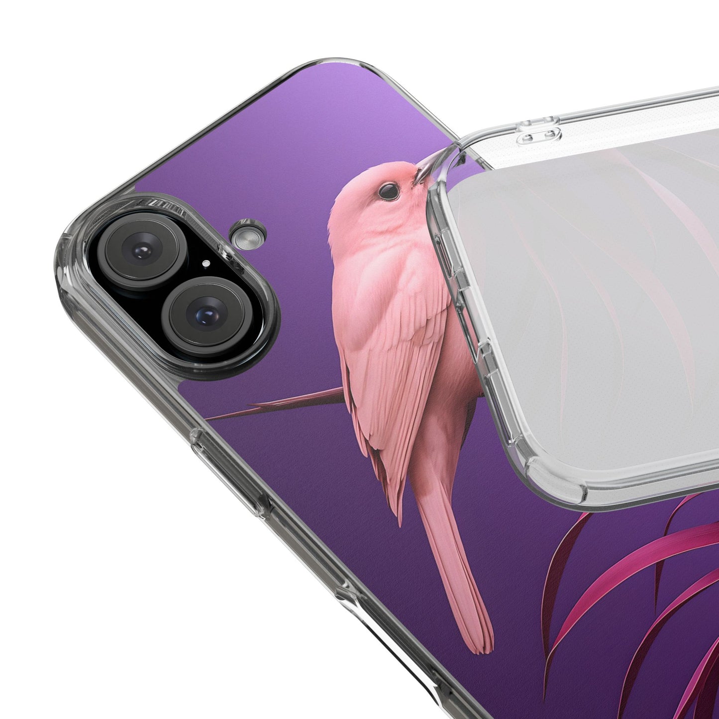 Pink Bird Nature-Inspired Design Case Cover
