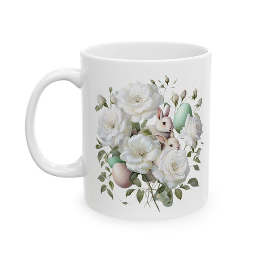 Floral Elegance Ceramic Mug