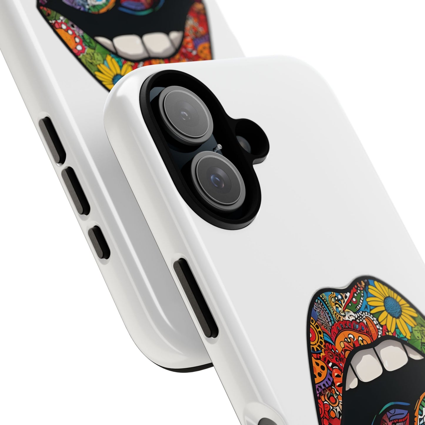Vibrant Phone Case with Funky Lip Design