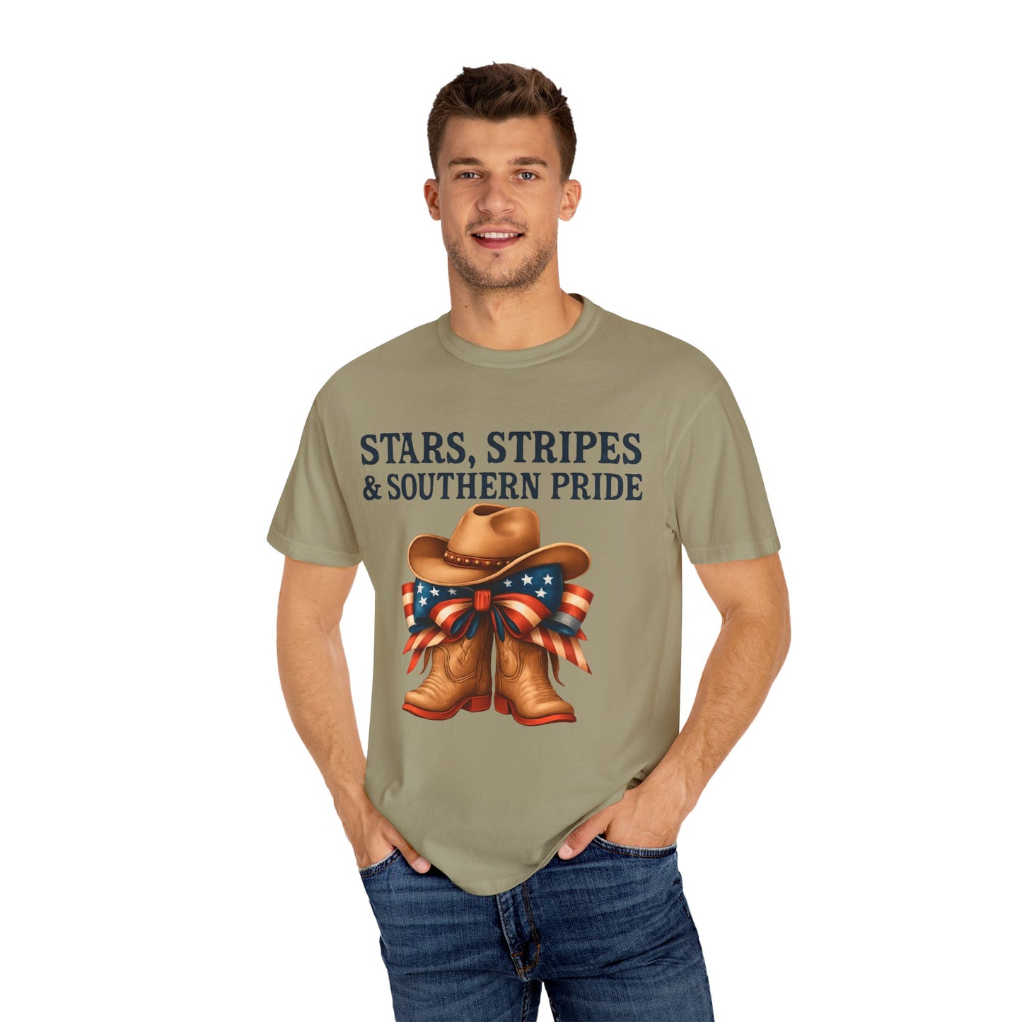 Stars, Stripes & Southern Pride Cowboy Boots Unisex T-Shirt