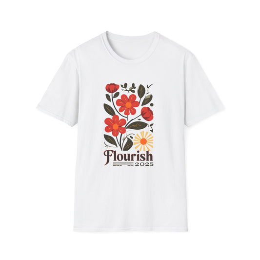Flourish Floral Unisex Softstyle T-Shirt