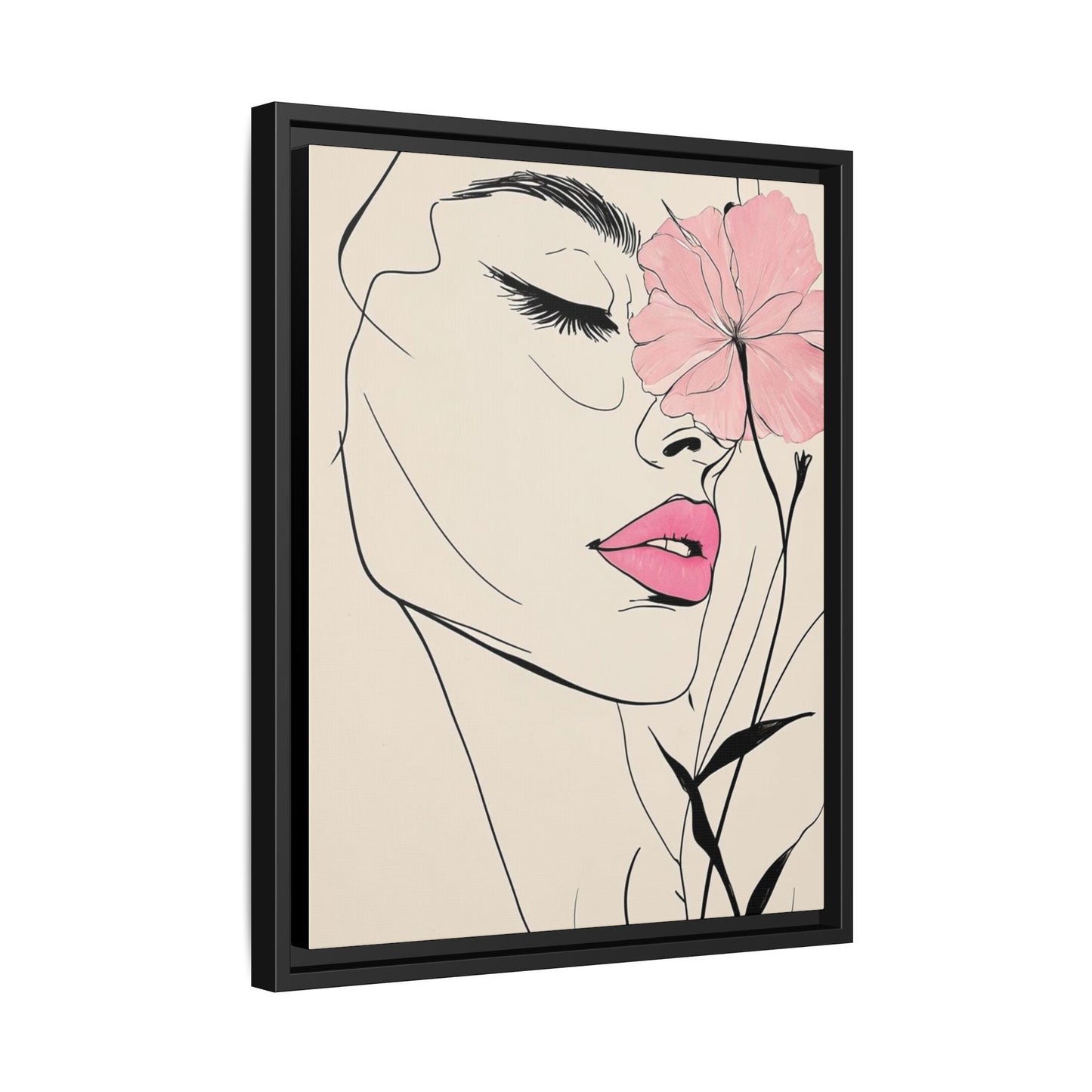 Elegant Floral Framed Art Print