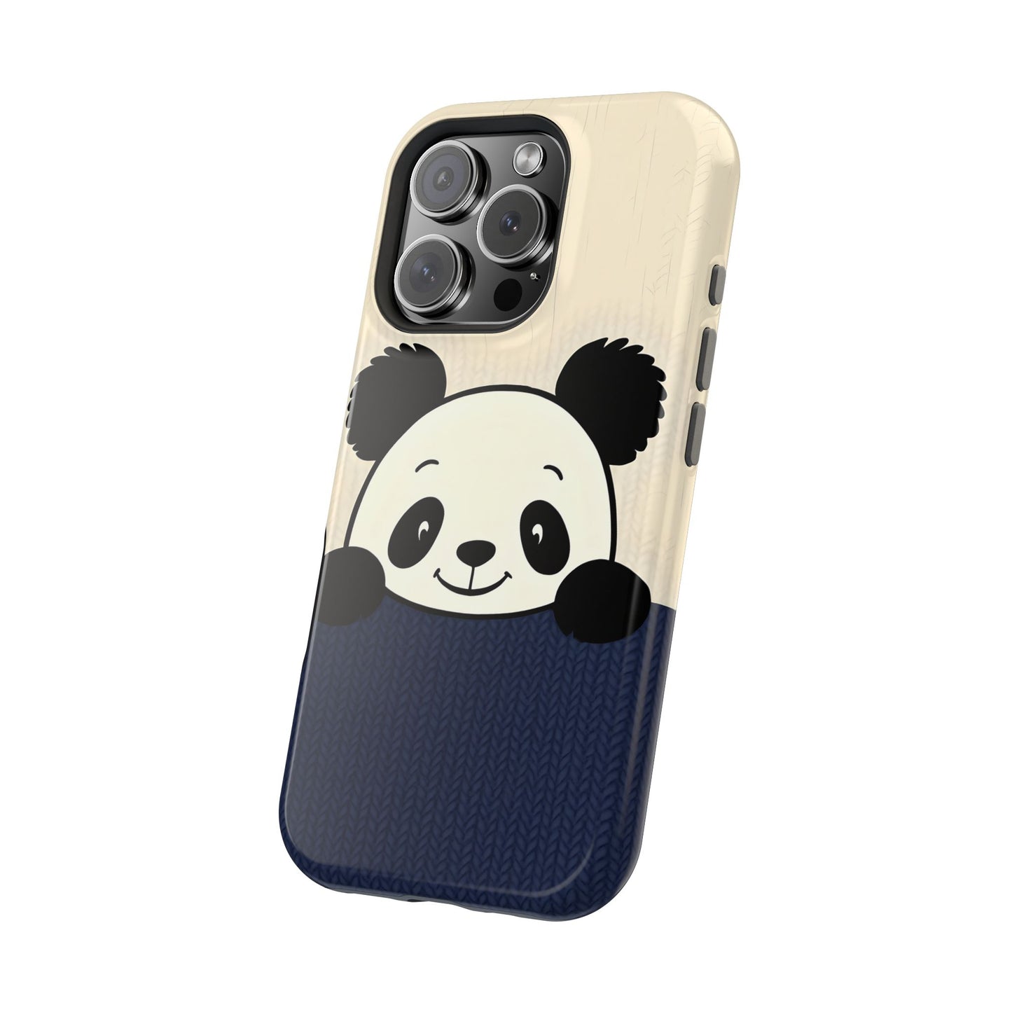 Cute Panda Magnetic Tough Case Cover