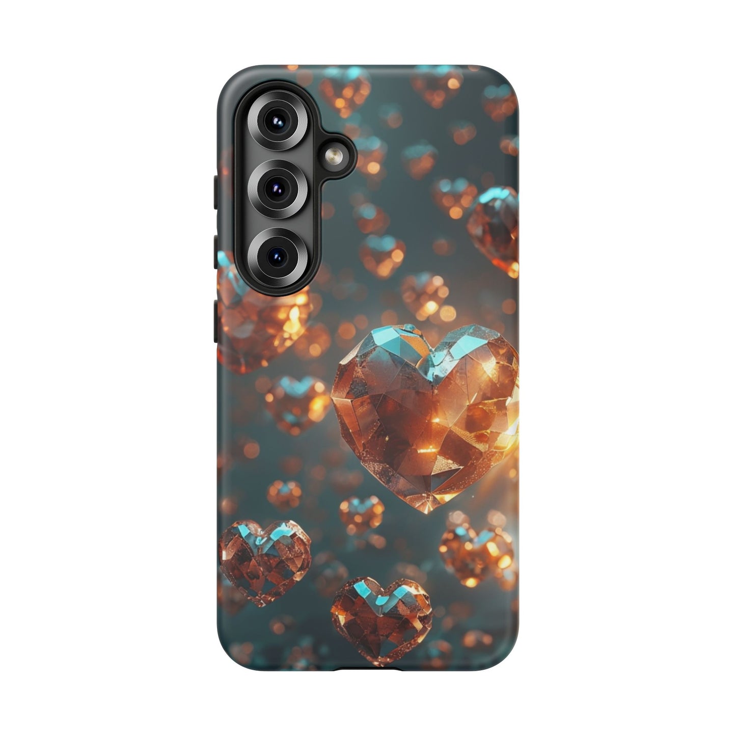 Crystal Heart Phone Case Cover Print