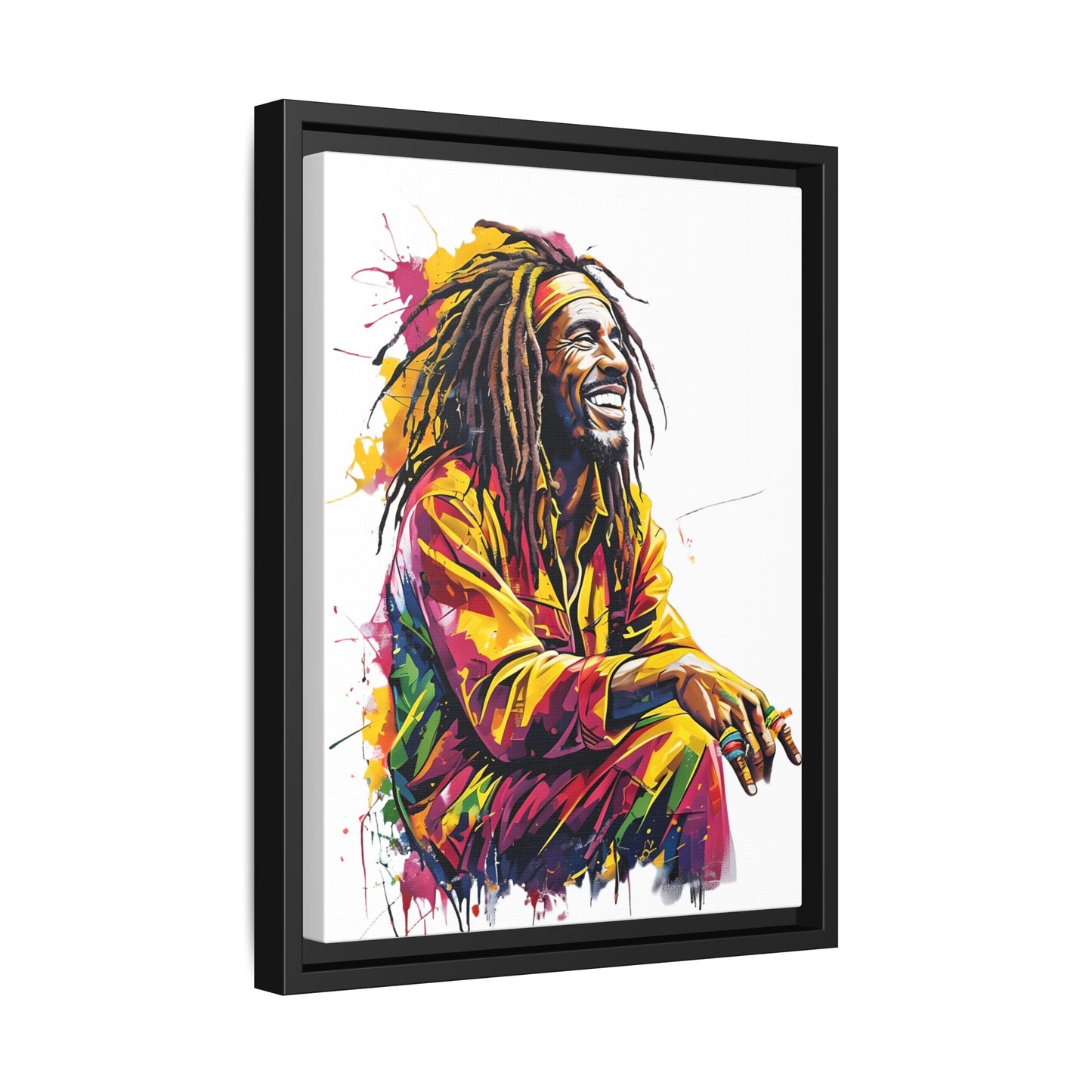 Rastaman in Vibrant Colours