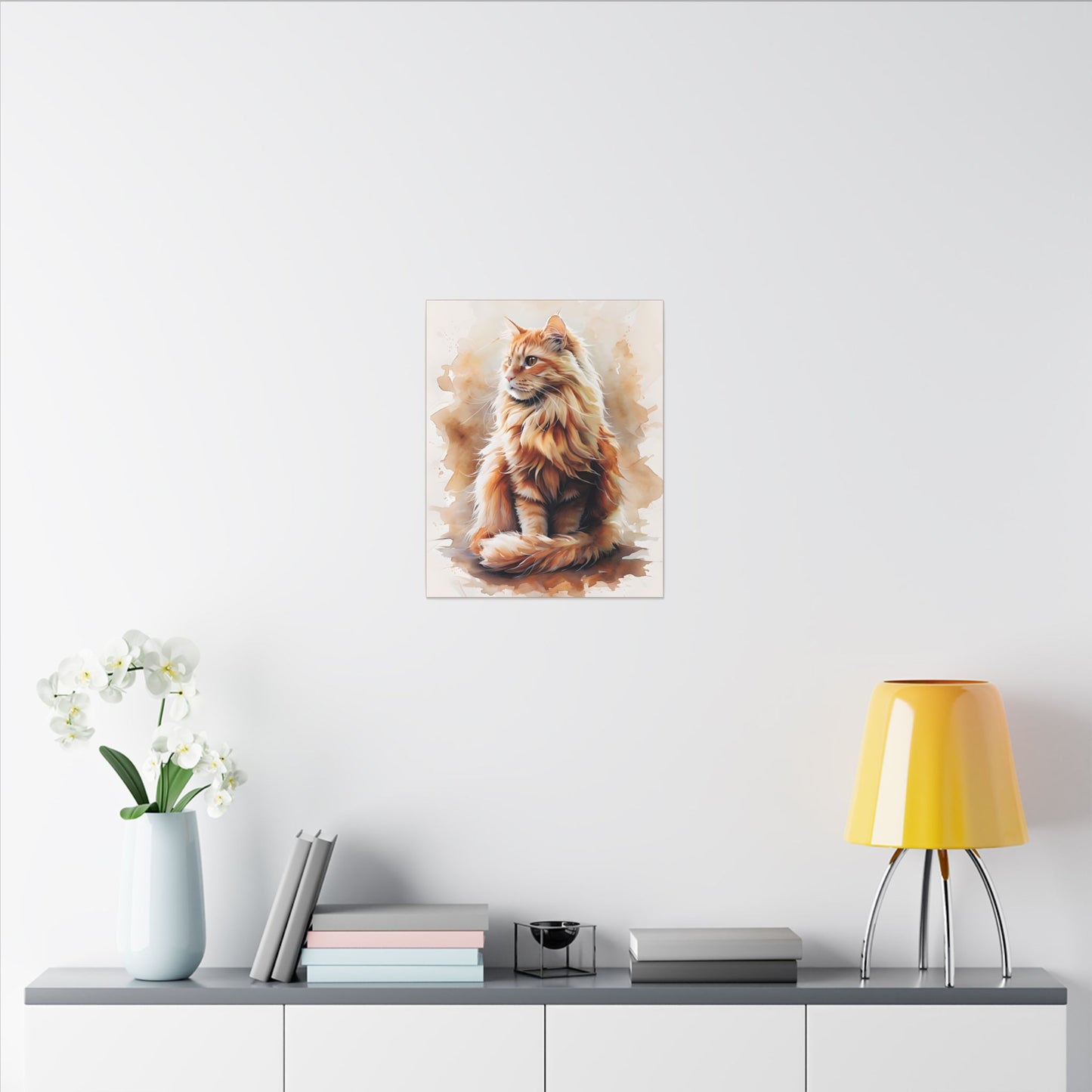 Majestic Cat Canvas Art - Stretched Wall Decor for Cat Lovers