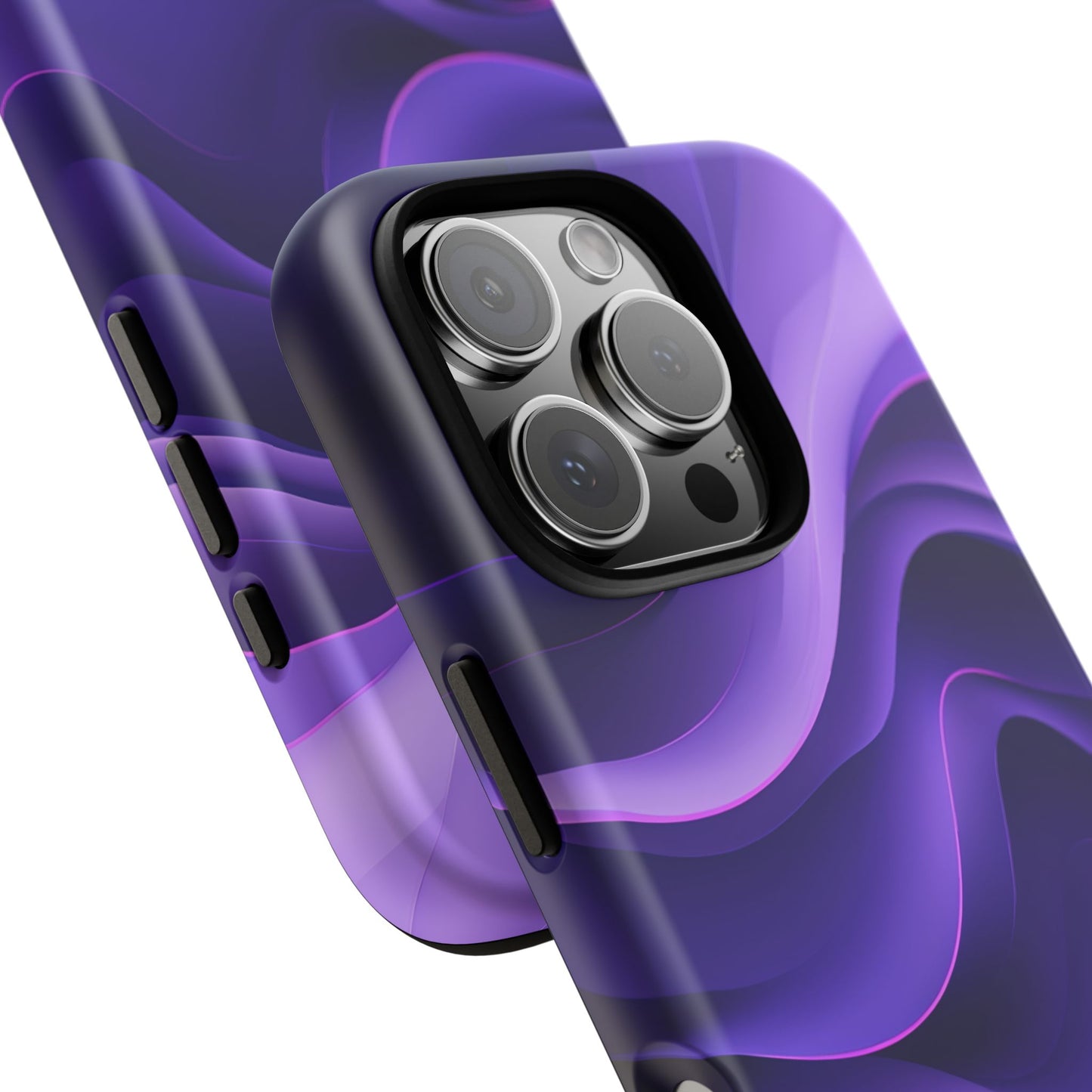 Stylish Purple Wave Phone Case Cover