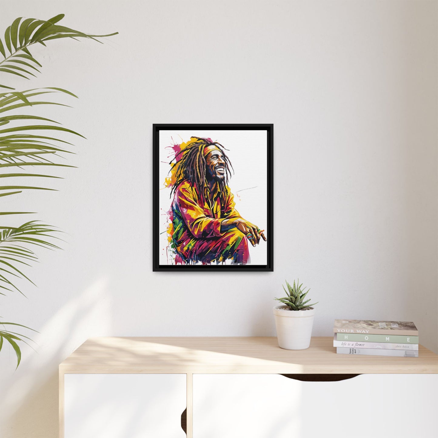 Rastaman in Vibrant Colours