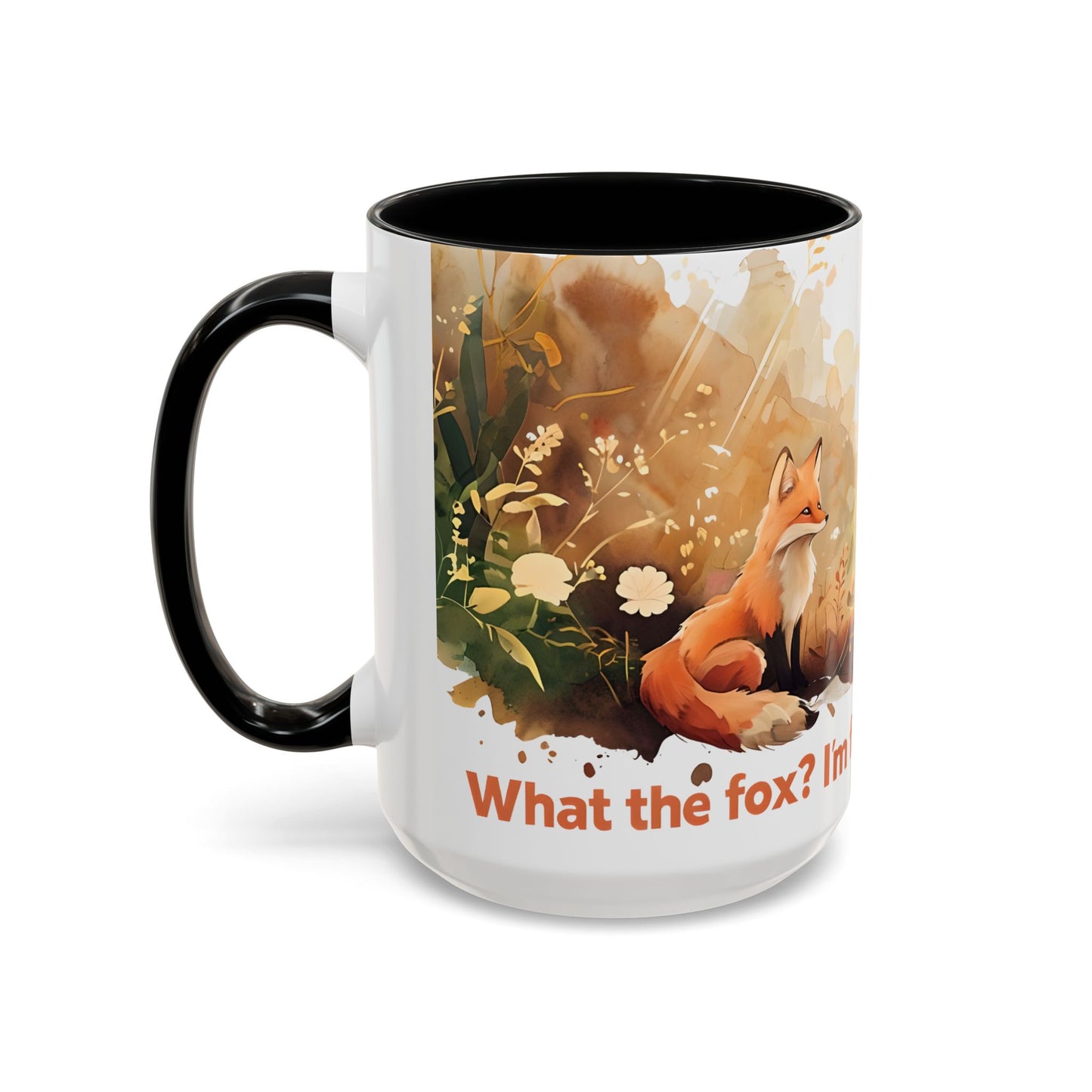 Fox Accent Coffee Mug