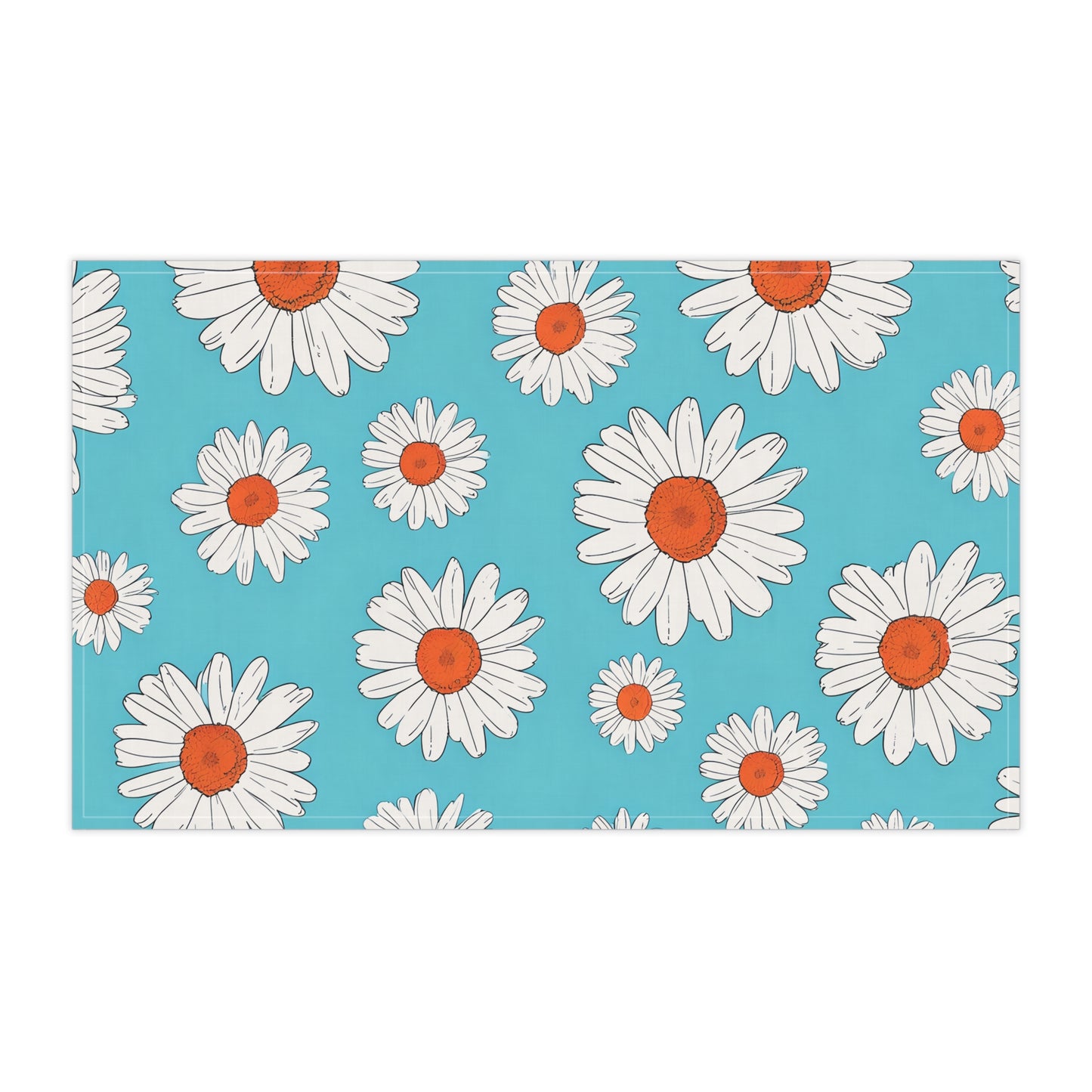 Vibrant Daisy Tea Towels