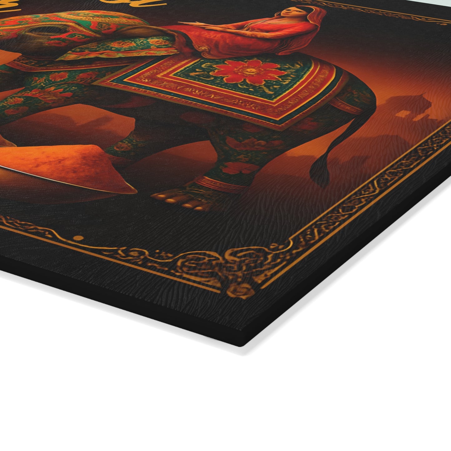 Bold Desi Flavor Glass Cutting Board