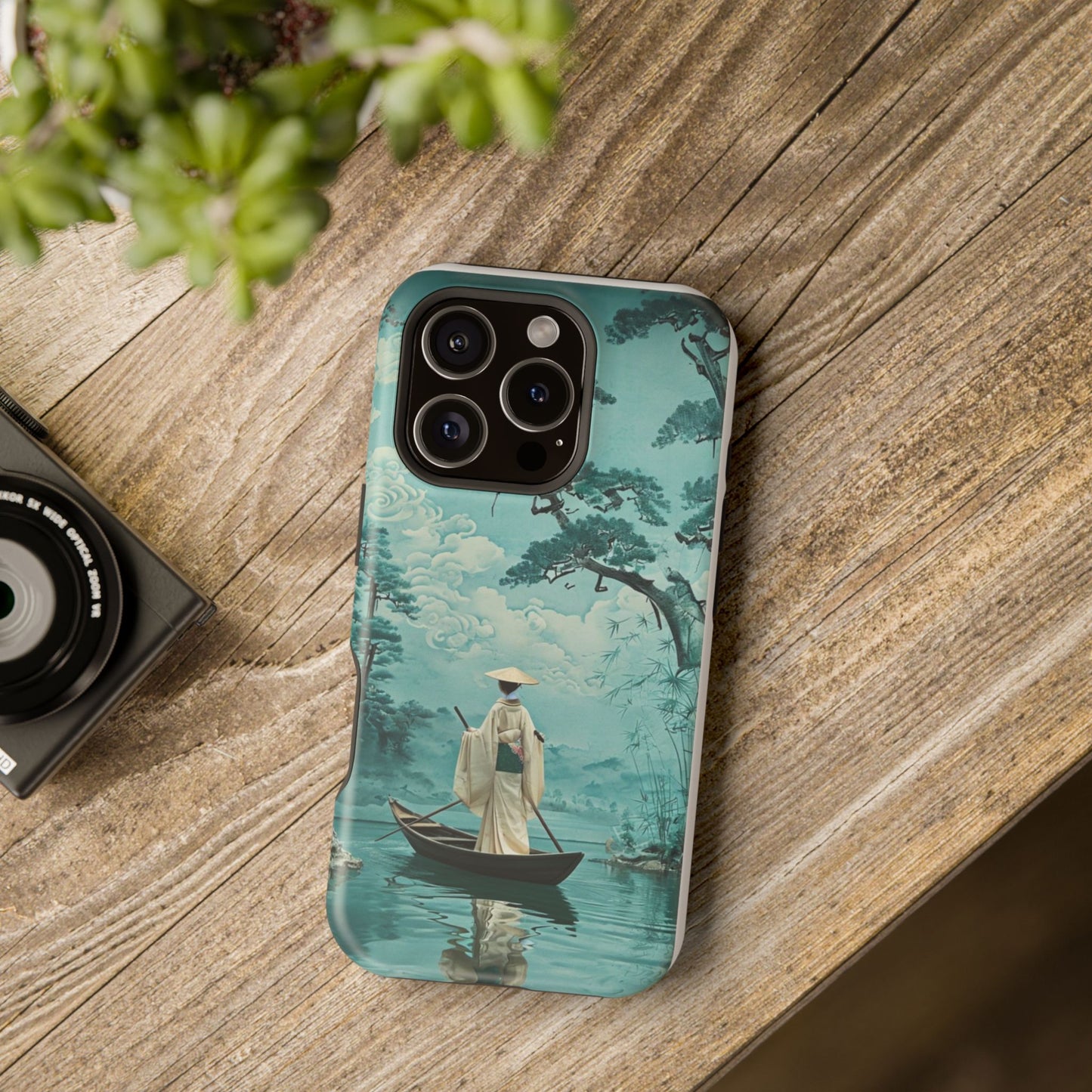 Zen Landscape Magnetic Tough Case for iPhone - Serene Nature Design