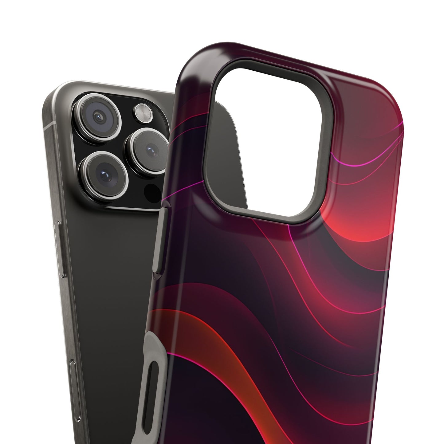 Abstract Wavy Design Case Cover