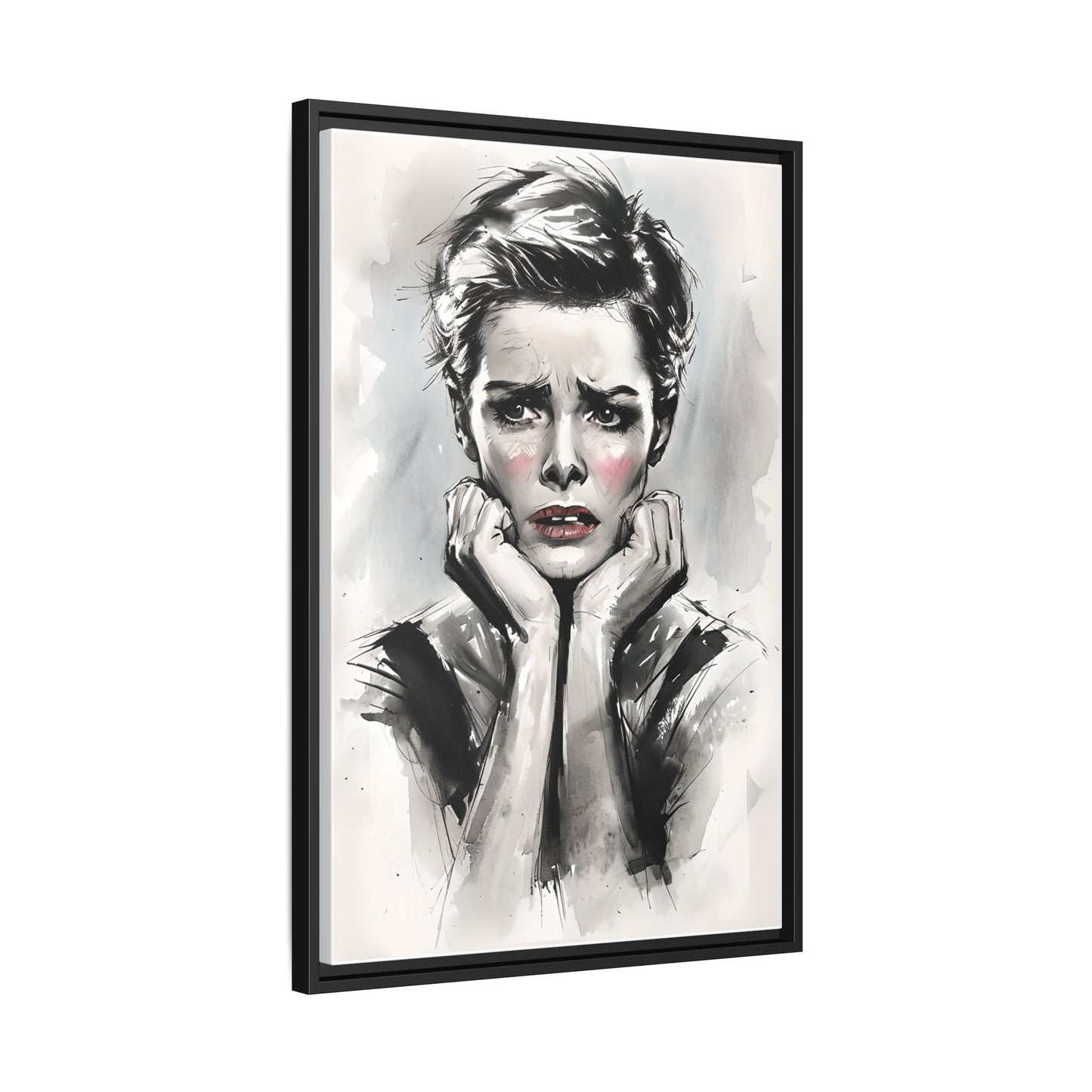 Emotionally Expressive Woman