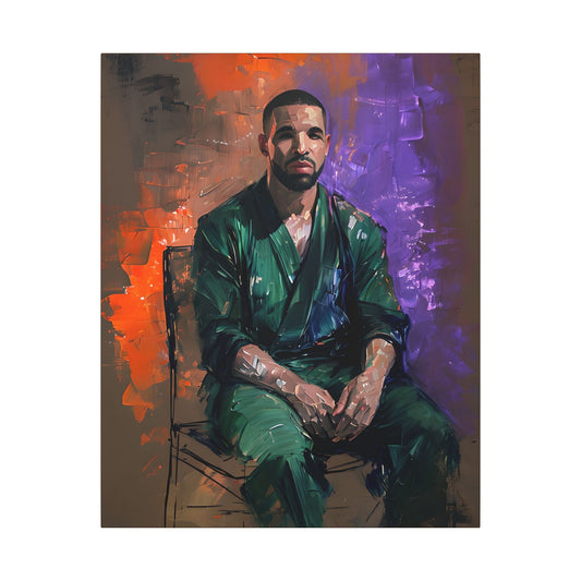 Drake Portrait Canvas Wall Art