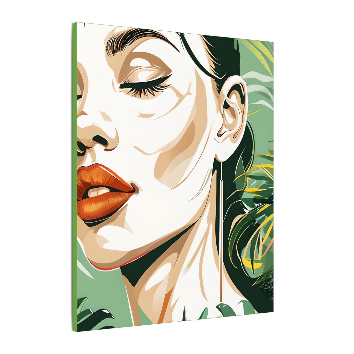 Elegant Woman Canvas Art - Multi-Size Stretched Matte Wall Decor