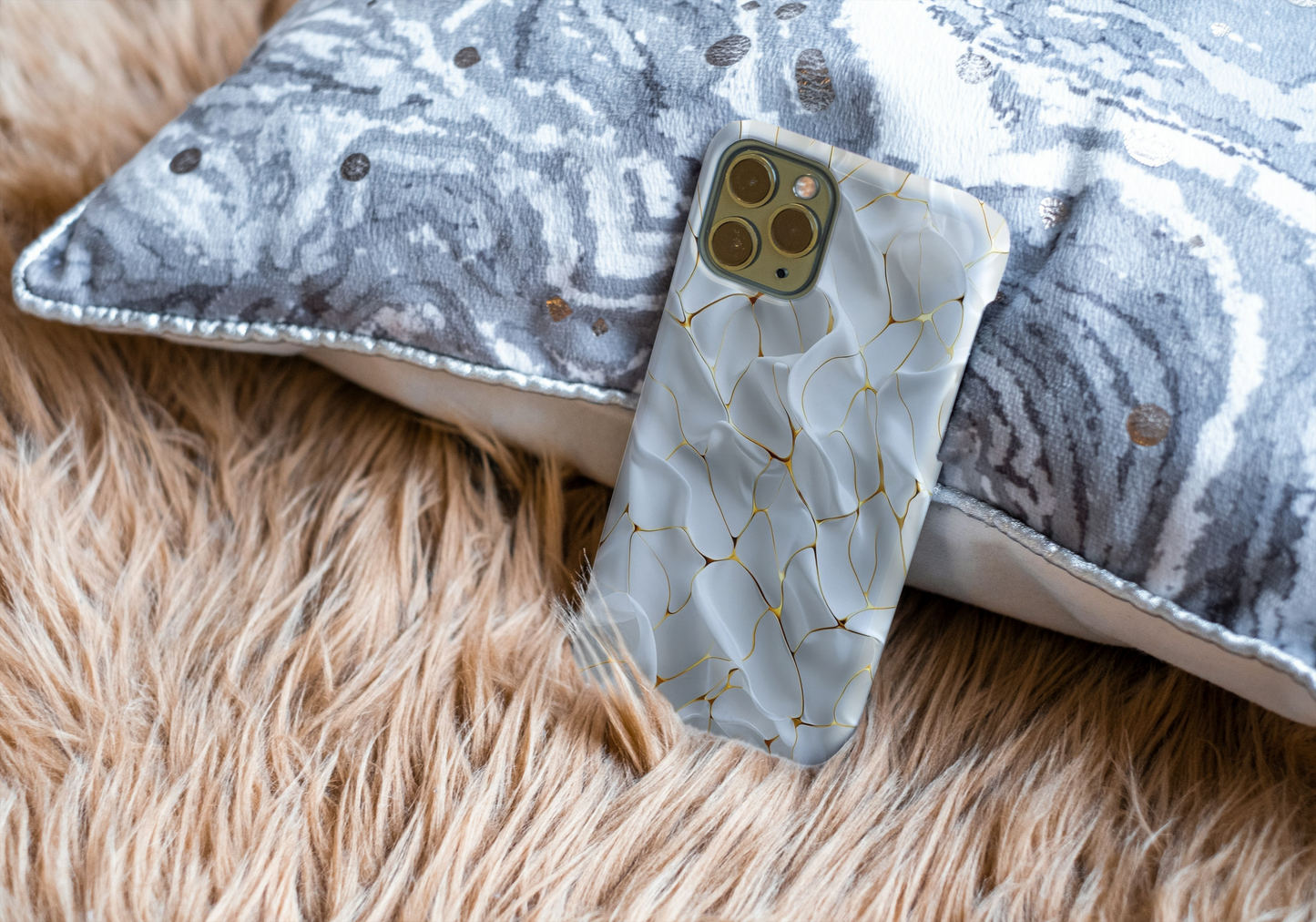 Elegant Marble Magnetic Tough Cases, Stylish Phone Cover