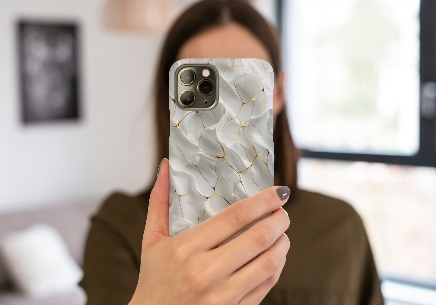 Elegant Marble Magnetic Tough Cases, Stylish Phone Cover