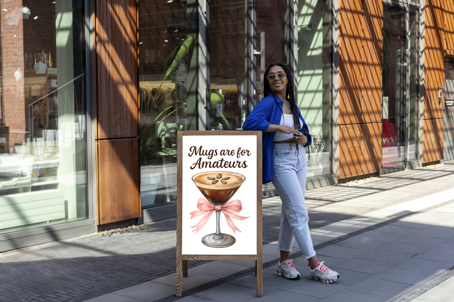 "Mugs are for Amateurs" Art Print Satin Poster