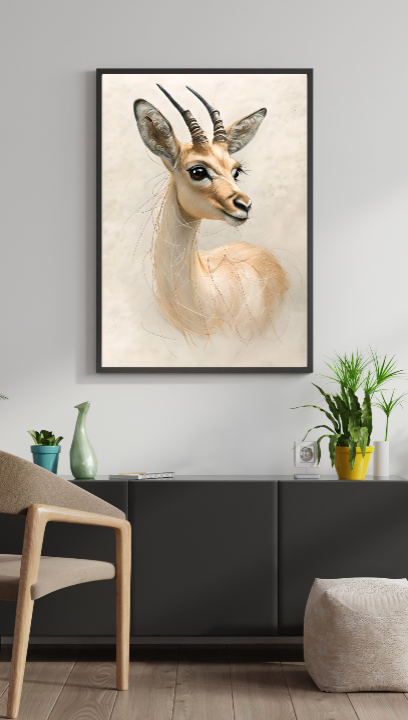 Beautiful Antelope Canvas Artwork