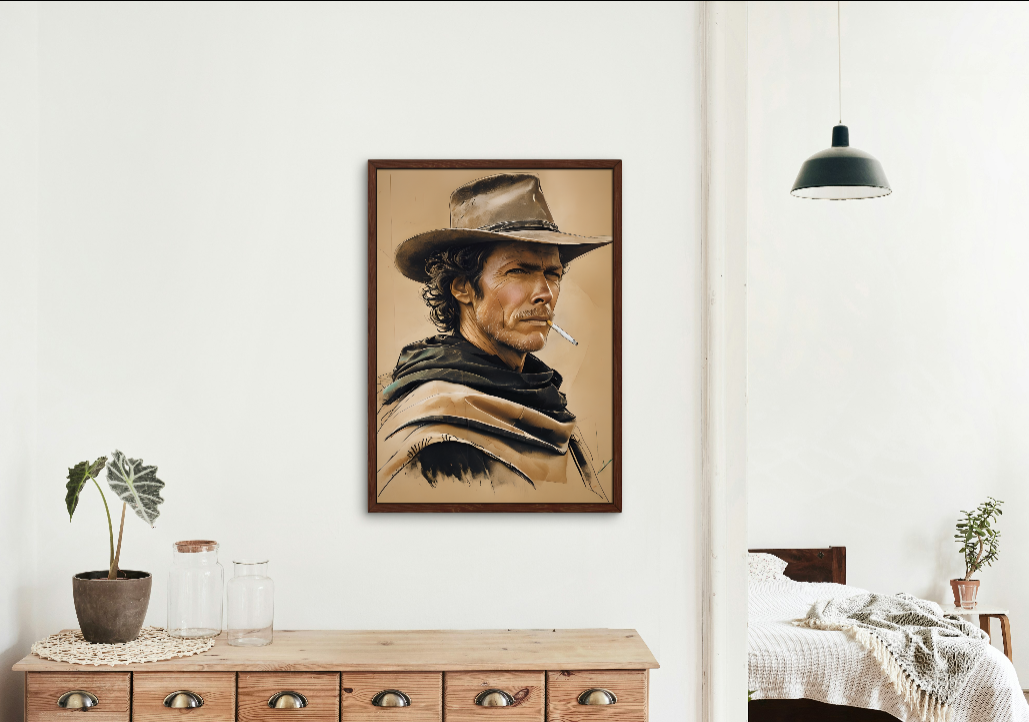 Canvas Art, Clint Eastwood The Good The Bad and the Ugly Vintage Movie Wall Art