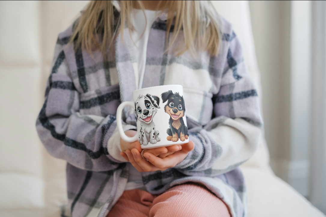 Cute Dog Friends Mug