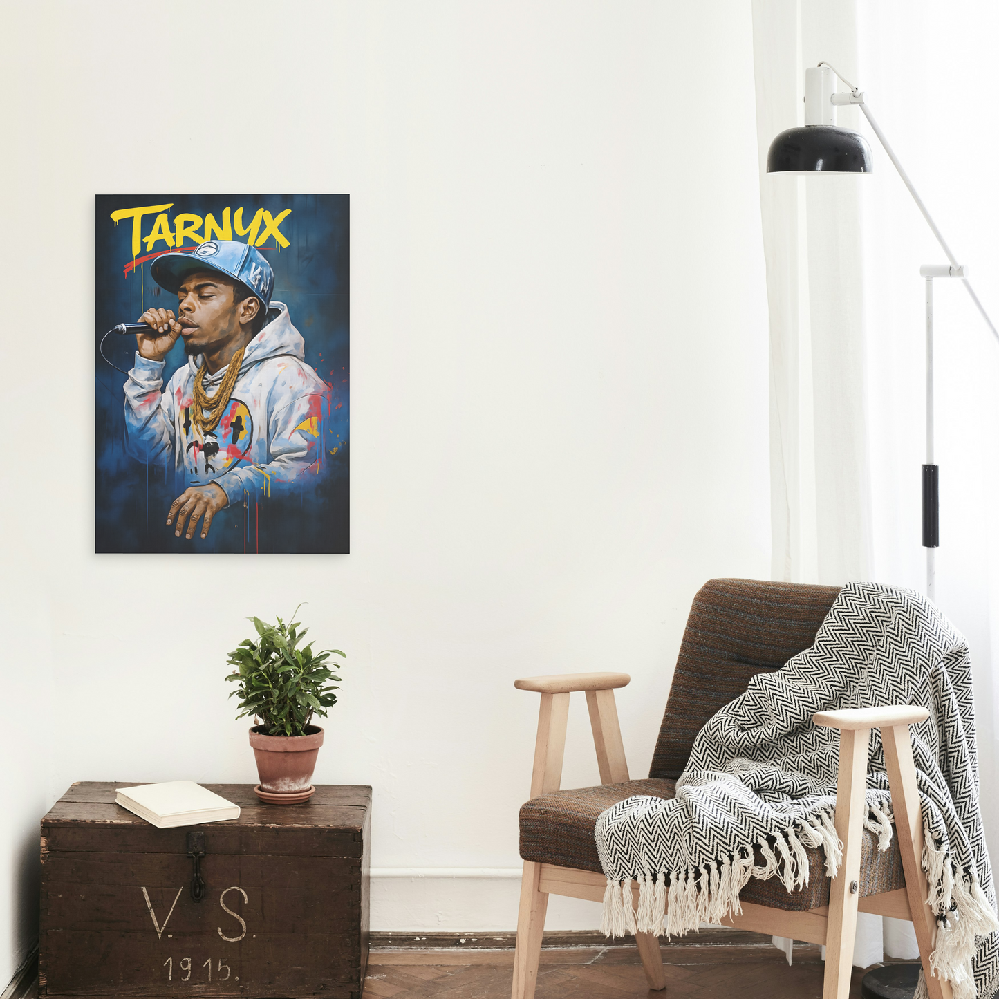 Canvas Print - Vibrant Colour Rapper