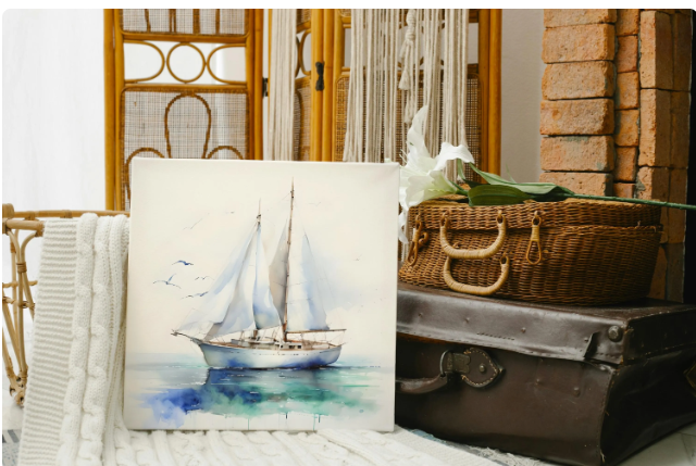 Sailing Vessel Canvas Art Print